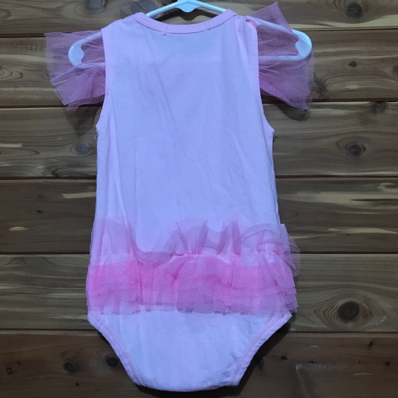 Pink princess onesie with lace tutu. 9-12 months. - Picture 2 of 3